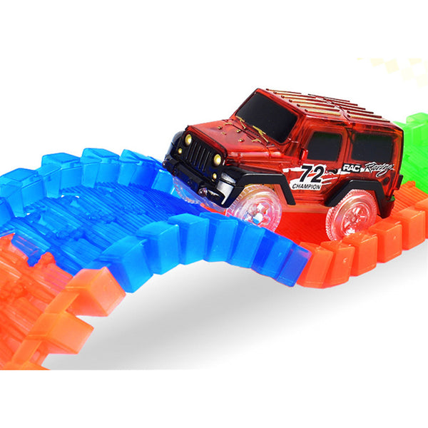 The Magic Glowing Race Track Set with LED Car - Gadget Idol